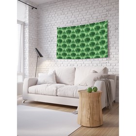 Декоративное панно с фотопечатью «Зеленый дракон», горизонтальное, размер 100х150 см
