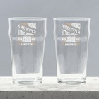 Бокалы для пива с надписью «100% мужик», 2 шт. по 570 мл - Фото 4