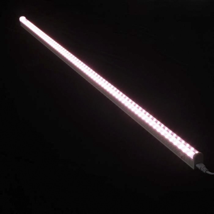 Фитосветильник светодиодный, 10 Вт, 550 мм, полный спектр, бело-красный свет