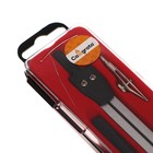 УЦЕНКА Готовальня Calligrata 4 предмета: циркуль, грифель, удлинитель, рейсфедер, в пластиковом пенале - Фото 3