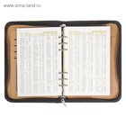 УЦЕНКА Органайзер на кольцах А5, 100 листов в линейку, с калькулятором, на молнии, чёрный - Фото 6