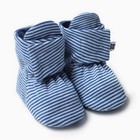 Пинетки детские, цвет синий, размер 16 (1-6 месяц) - фото 23221645
