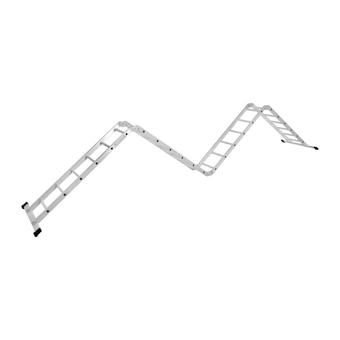 Лестница-трансформер ТУНДРА, алюминиевая, 4х6 ступени - фото 1882977357
