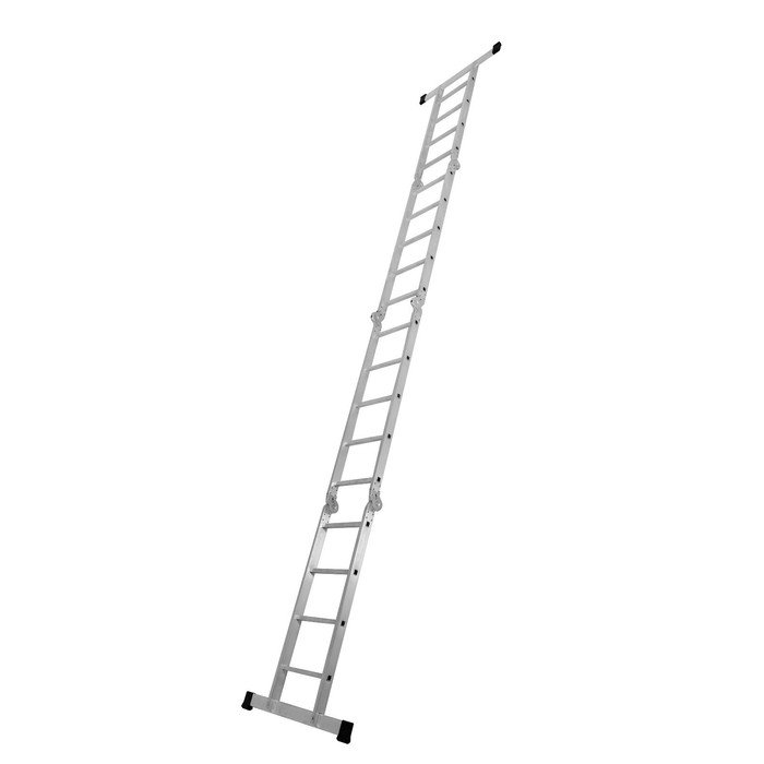 Лестница-трансформер ТУНДРА, алюминиевая, 4х5х5х4 ступени - фото 1881491167