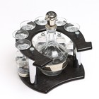 Минибар "Подкова гармония" 7 предметов: графин 500 мл + рюмка 60 мл - фото 23549686