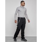 Полукомбинезон горнолыжный утеплённый мужской зимний, размер 54, цвет чёрный - Фото 3