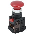 Кнопка IEK, AEA-22 "Грибок", цвет красный, 1з+1р, BBG30-AEA-K04 - фото 4201102