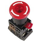 Кнопка IEK, ANE22 гр., цвет красный, 240 В, BBG40-ANE-K04 - фото 4201105