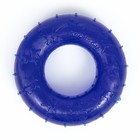 Игрушка жевательная "Кольцо" прозрачная, PP, 6,7 х 2 см, тёмно-синяя - Фото 2