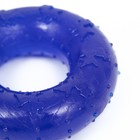 Игрушка жевательная "Кольцо" прозрачная, PP, 6,7 х 2 см, тёмно-синяя - Фото 3