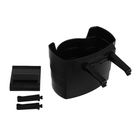 Подстаканник для автомобиля, крепление в дефлектор, черный - Фото 3