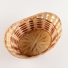 Корзина плетёная «Ладья», без ручки, 28×22×12.5 см, бамбук - фото 23541204