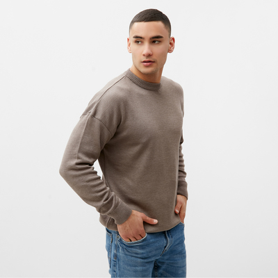 Джемпер мужской MINAKU: Casual Collection, размер 50, тауп