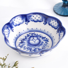 Салатник "Ромашка", 6 х 18 см, гжель - фото 23565169