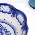 Салатник "Ромашка", 6 х 18 см, гжель - фото 23565170