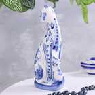 Сувенир "Кошка с котёнком", 16 х 4 см, гжель - фото 24161124