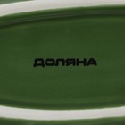 Набор для специй Доляна «Лист», 3 предмета: солонка 80 мл, перечница 80 мл, подставка, зелёный - Фото 7