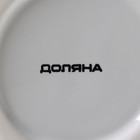 Чайная пара Доляна «Ананас», 2 предмета: кружка 250 мл, блюдце d=15,5 см, цвет белый - Фото 6