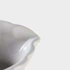 Кувшин для воды Доляна «Ананас», 450 мл, 9.5×11.7 см, керамика, белый - Фото 3