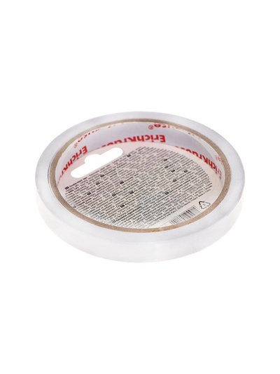 Клейкая лента ErichKrause Double-sided tape, 12 мм × 10 м, двусторонняя