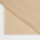 Лоскут плюш, 50×50 см, 220 г/м, бежевый №34 - Фото 2