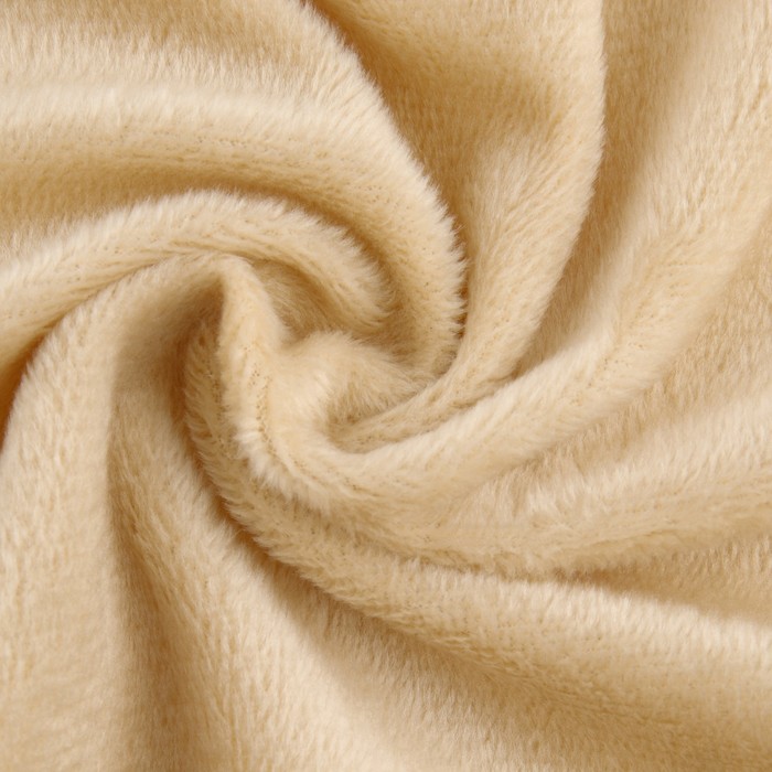 Лоскут плюш, 50×50 см, 220 г/м, бежевый №34