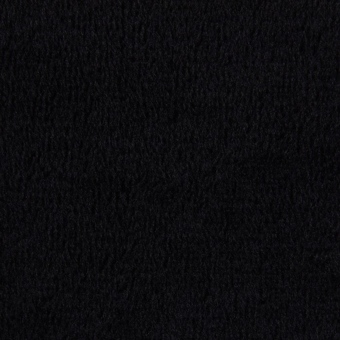 Лоскут плюш, 50 × 50 см, 220 г/м, цвет чёрный №102