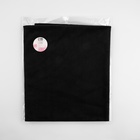 Лоскут плюш, 50×50 см, 220 г/м, чёрный №102 - Фото 6