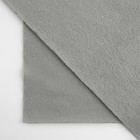 Лоскут плюш, 50×50 см, 220 г/м², №106 серый - Фото 2