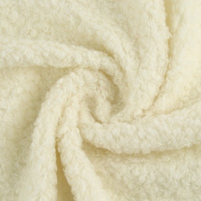 Лоскут мех «Барашек», 50×50 см, 500 г/м², цвет молочный №1