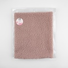 Лоскут мех «Барашек», 50 × 50 см, 500 г/м, цвет пыльная роза №11 - Фото 6