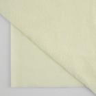 Лоскут флис, 50 × 50 см, 190 г/м, цвет молочный №5D - фото 11866516