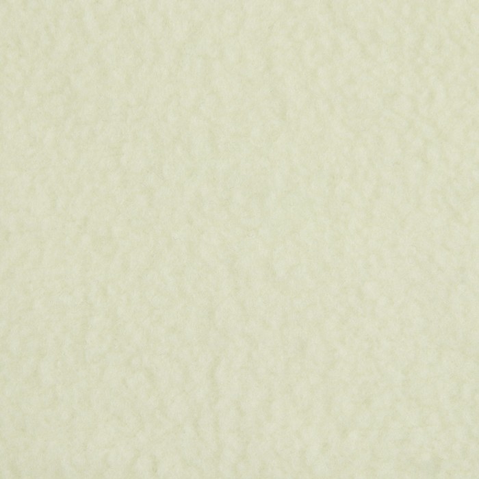Лоскут флис, 50 × 50 см, 190 г/м, цвет молочный №5D