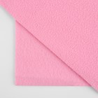 Лоскут флис, односторонний, 50 × 50 см, 190 г/м, цвет светло-розовый №3A - Фото 2