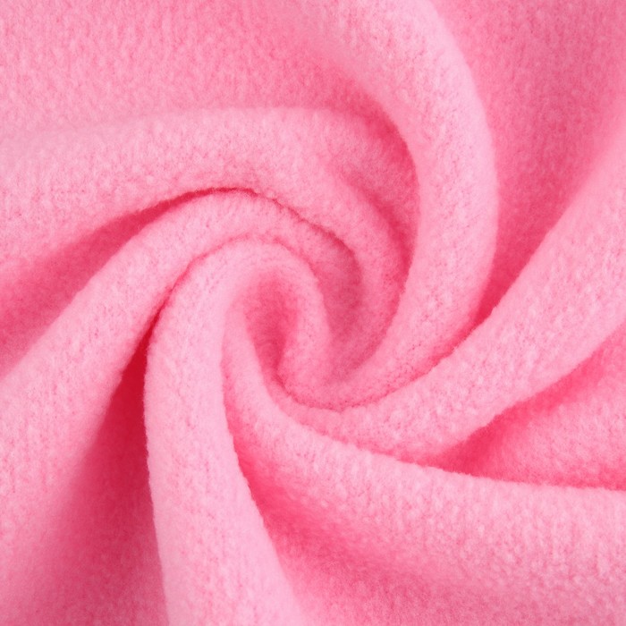 Лоскут флис, 50 × 50 см, 190 г/м, цвет светло-розовый №3A