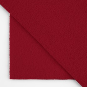 Лоскут флис, односторонний, 50 × 50 см, 190 г/м, цвет красный №1B