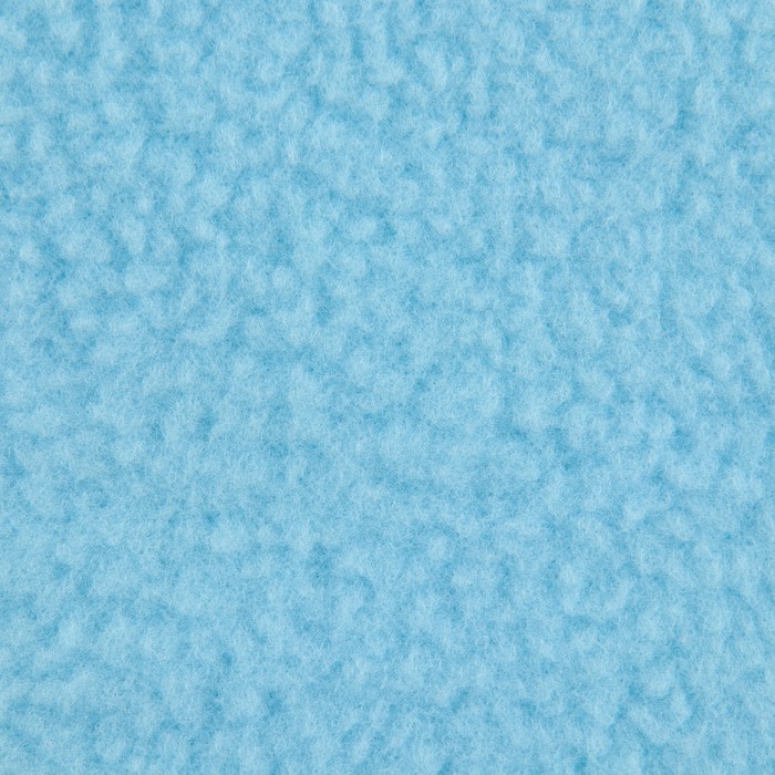 Лоскут флис, 50 × 50 см, 190 г/м, цвет голубой №6C