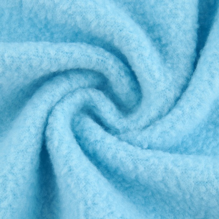 Лоскут флис, 50 × 50 см, 190 г/м, цвет голубой №6C