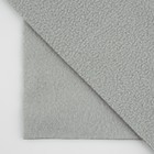 Лоскут флис, односторонний, 50 × 50 см, 190 г/м, цвет серый №9C - Фото 2