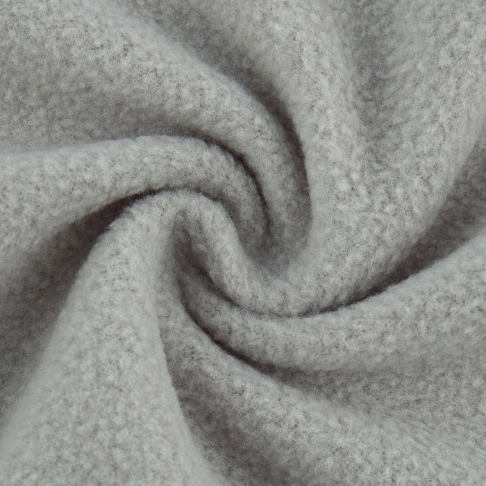 Лоскут флис, 50 × 50 см, 190 г/м, цвет серый №9C