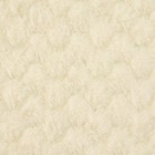 Лоскут плюш «Соты», 50 × 50 см, 220 г/м, цвет молочный №1 - фото 3775387