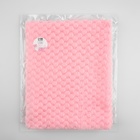 Лоскут плюш «Соты», 50 × 50 см, 220 г/м, цвет розовый №34 - Фото 7