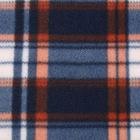 Плед Клетка 100х150см, коричневый, флис 150г/м, пэ100% - фото 24443178