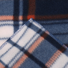 Плед Клетка 100х150см, коричневый, флис 150г/м, пэ100% - фото 24443180