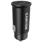 Автомобильное зарядное устройство Canyon (C-20) USB-C PD 20 Вт, чёрный - фото 294111144
