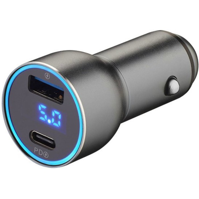 Автомобильное зарядное устройство Deppa (11294) USB-C, USB A, QC 3.0, PD, 36Вт, цвет графит   102884 - Фото 1