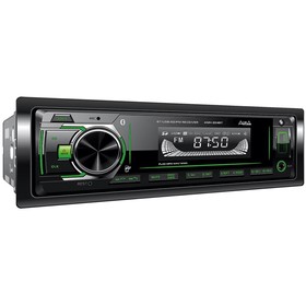 Автомагнитола AURA MP3/WMA AMH-204BT, Bluetooth, 2xUSB/micro SD, FLAC, зелёная