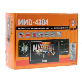 Автомагнитола Mystery DVD MMD-4304, сенсорный дисплей 4.3