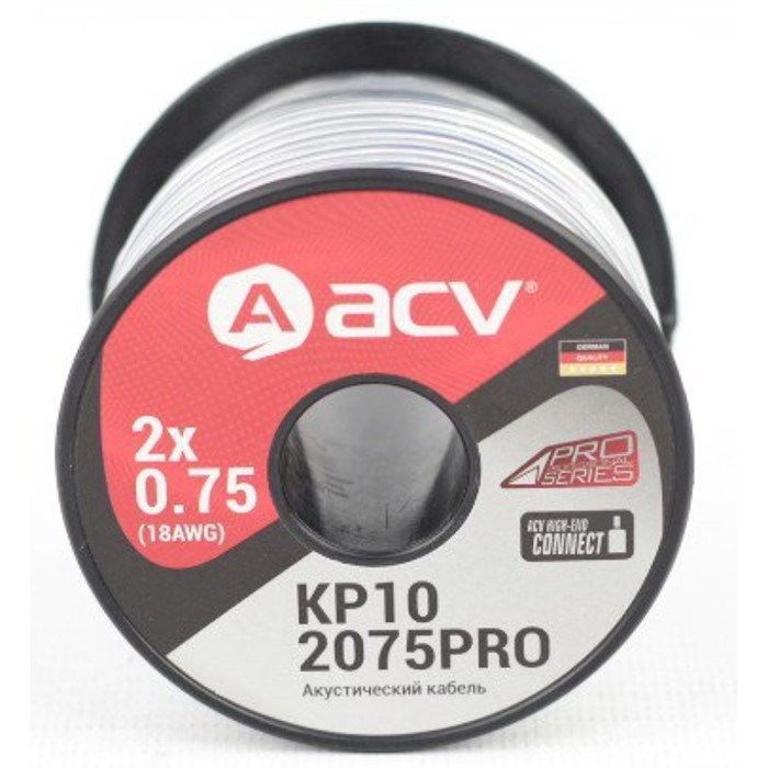 Кабель акустический ACV KP10-2075 PRO, 10 м, 99.99 % - Фото 1