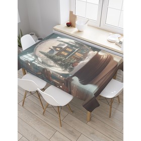 Скатерть на стол «Волшебный шар», прямоугольная, сатен, размер 120х145 см